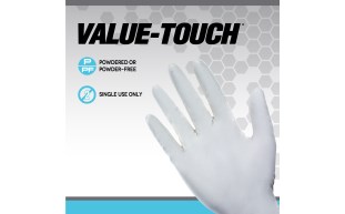 SAS Safety Group | Value-Touch® Powdered Latex Disposable Gloves